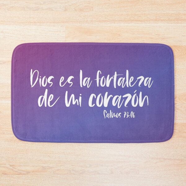 Item preview, Bíblico Cristiano: Dios es la fortaleza de mi corazón (texto blanco, español) designed and sold by Ofeefee.