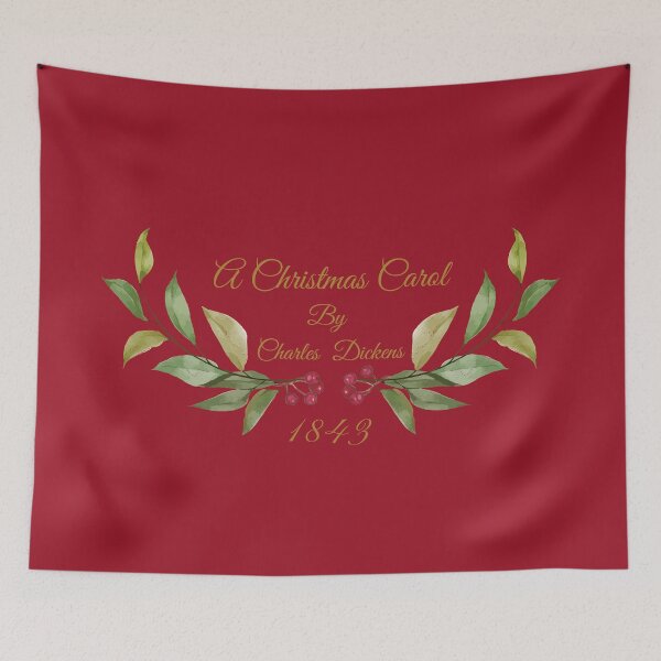 Item preview, A Christmas Carol By Charles Dickens 1843: Inspired Book Cover  designed and sold by BohemianFiction.