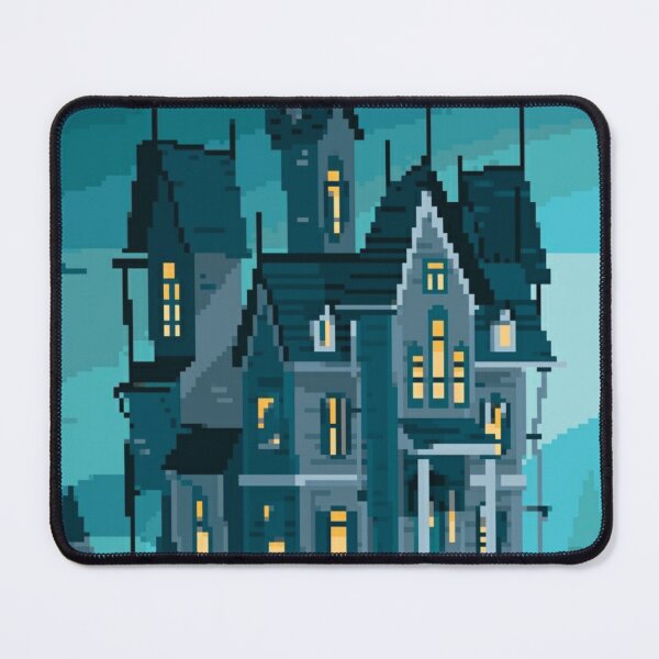 Item preview, Pixelated Old Mansion designed and sold by HopeDetour.