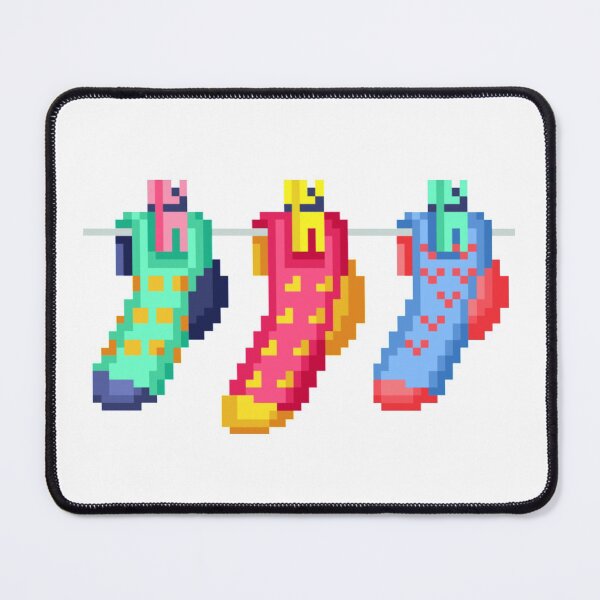 Item preview, Pixelated Socks Hanging designed and sold by HopeDetour.