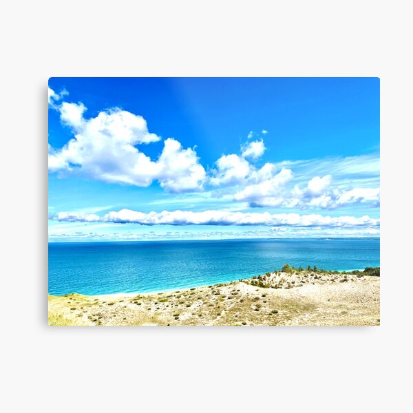 Lake Michigan, Pyramid Point, allicatcorreia.redbubble.com Metal Print