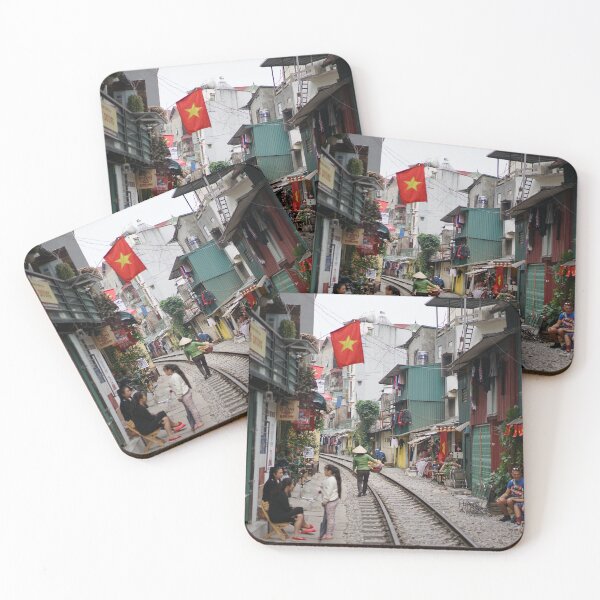 Item preview, Train Tracks - Train Street - Hanoi Vietnam - South East Asia  designed and sold by LachieMyles.