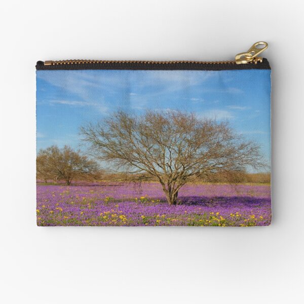 Texas, Beginnings of Spring Zipper Pouch