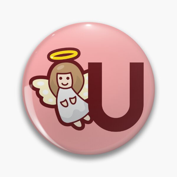 Item preview, Angel Alphabet. Letter U.  Cute Angelic Design designed and sold by efenem.