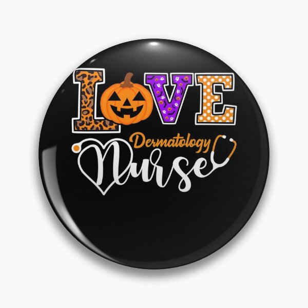 Item preview, LOVE Dermatology Nurse With Pumpkin Stethoscope Halloween Pullover Hoodie designed and sold by RogerGift.