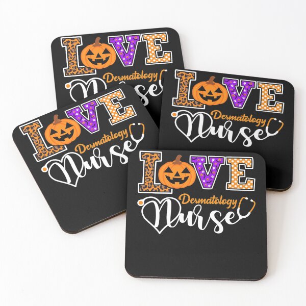 Item preview, LOVE Dermatology Nurse With Pumpkin Stethoscope Halloween Pullover Hoodie designed and sold by RogerGift.
