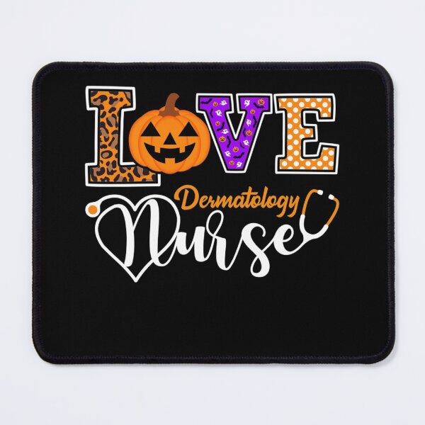 Item preview, LOVE Dermatology Nurse With Pumpkin Stethoscope Halloween Pullover Hoodie designed and sold by RogerGift.