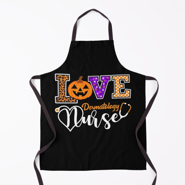 Item preview, LOVE Dermatology Nurse With Pumpkin Stethoscope Halloween Pullover Hoodie designed and sold by RogerGift.