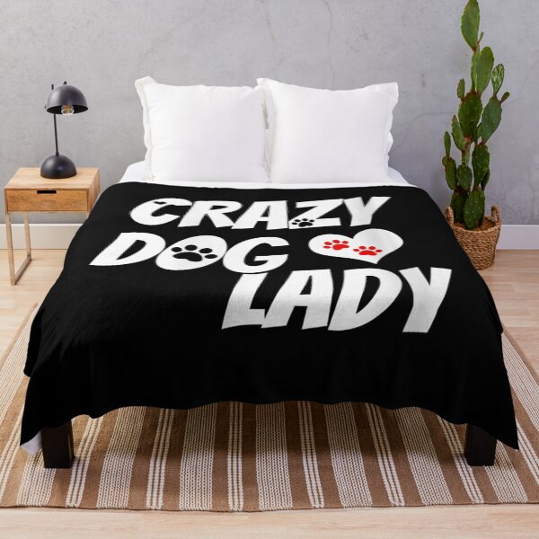 Artikelvorschau, Womens Funny Dog Mom Crazy Dog Lady V-Ausschnitt entworfen und verkauft von EuphemiaShop.