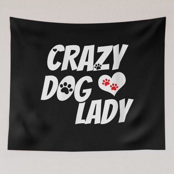 Artikelvorschau, Womens Funny Dog Mom Crazy Dog Lady V-Ausschnitt entworfen und verkauft von EuphemiaShop.