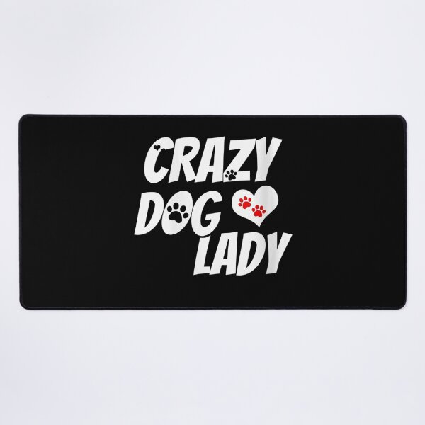 Item preview, Womens Funny Dog Mom Crazy Dog Lady V-Neck  designed and sold by EuphemiaShop.