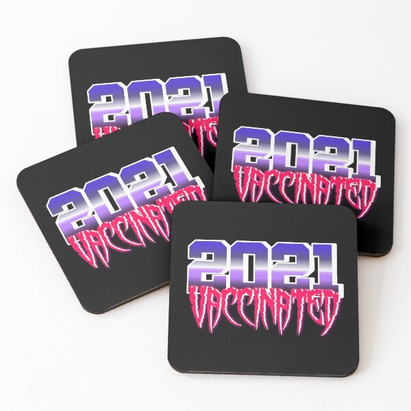Item preview, 2021 Vaccinated Retrowave Style designed and sold by AlexRinzler.