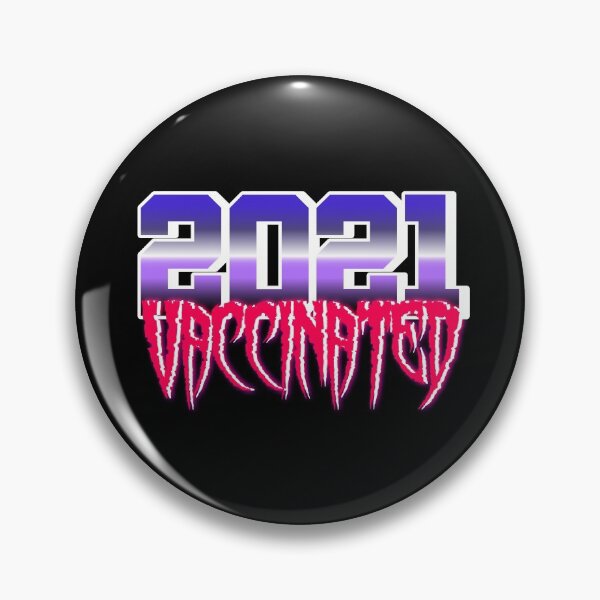 Item preview, 2021 Vaccinated Retrowave Style designed and sold by AlexRinzler.