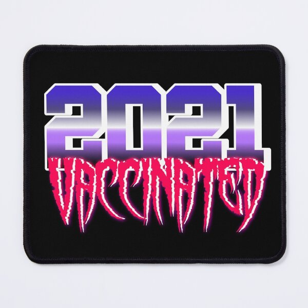 Item preview, 2021 Vaccinated Retrowave Style designed and sold by AlexRinzler.