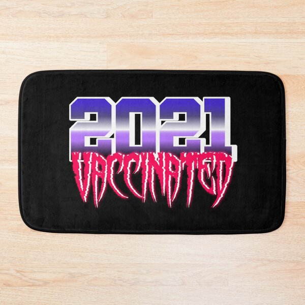 Item preview, 2021 Vaccinated Retrowave Style designed and sold by AlexRinzler.
