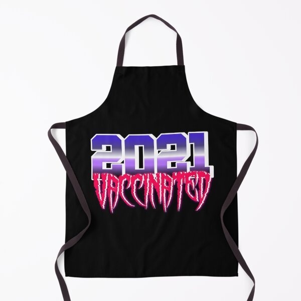 Item preview, 2021 Vaccinated Retrowave Style designed and sold by AlexRinzler.