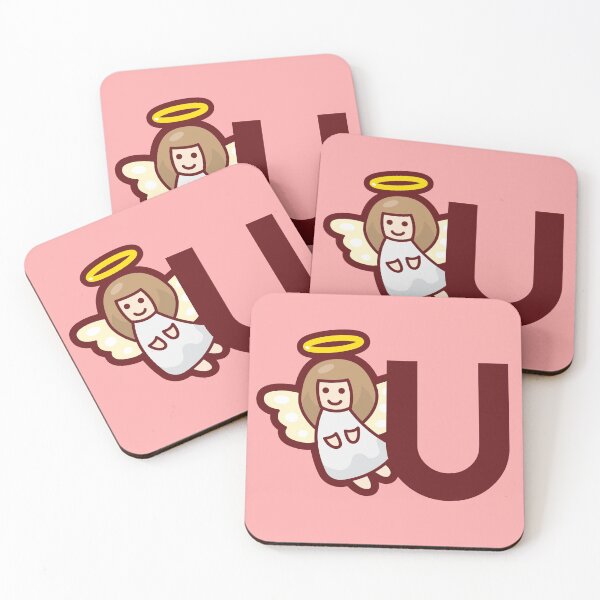 Item preview, Angel Alphabet. Letter U.  Cute Angelic Design designed and sold by efenem.