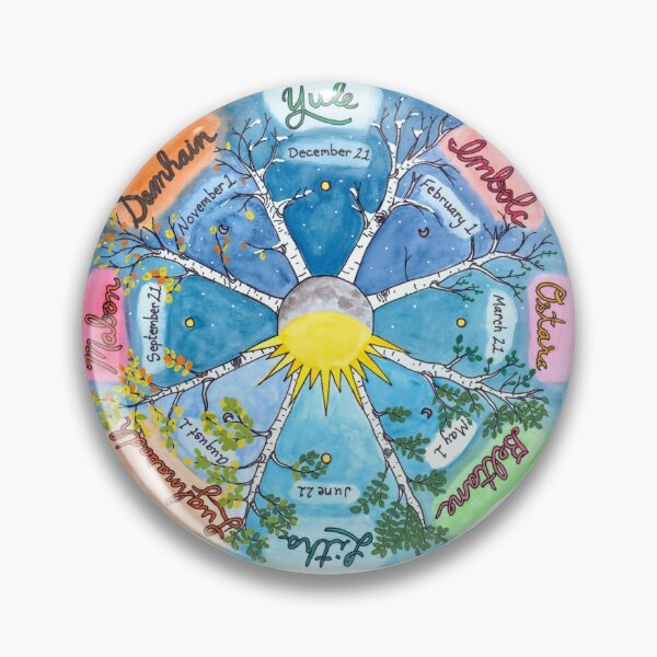Item preview, Celtic Wheel of the Year designed and sold by Mperschnick.