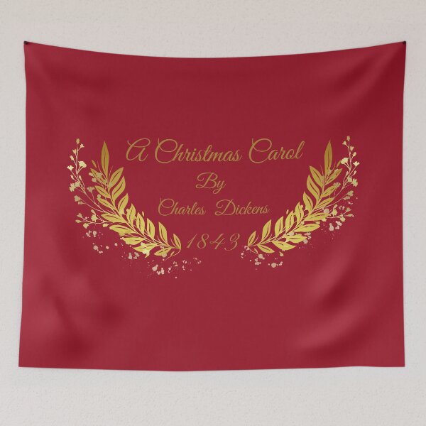 Item preview, Gold Edition: A Christmas Carol Inspired Book Cover designed and sold by BohemianFiction.