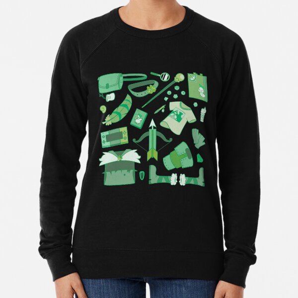 Marcy Wu - Calamity (green) Lightweight Sweatshirt