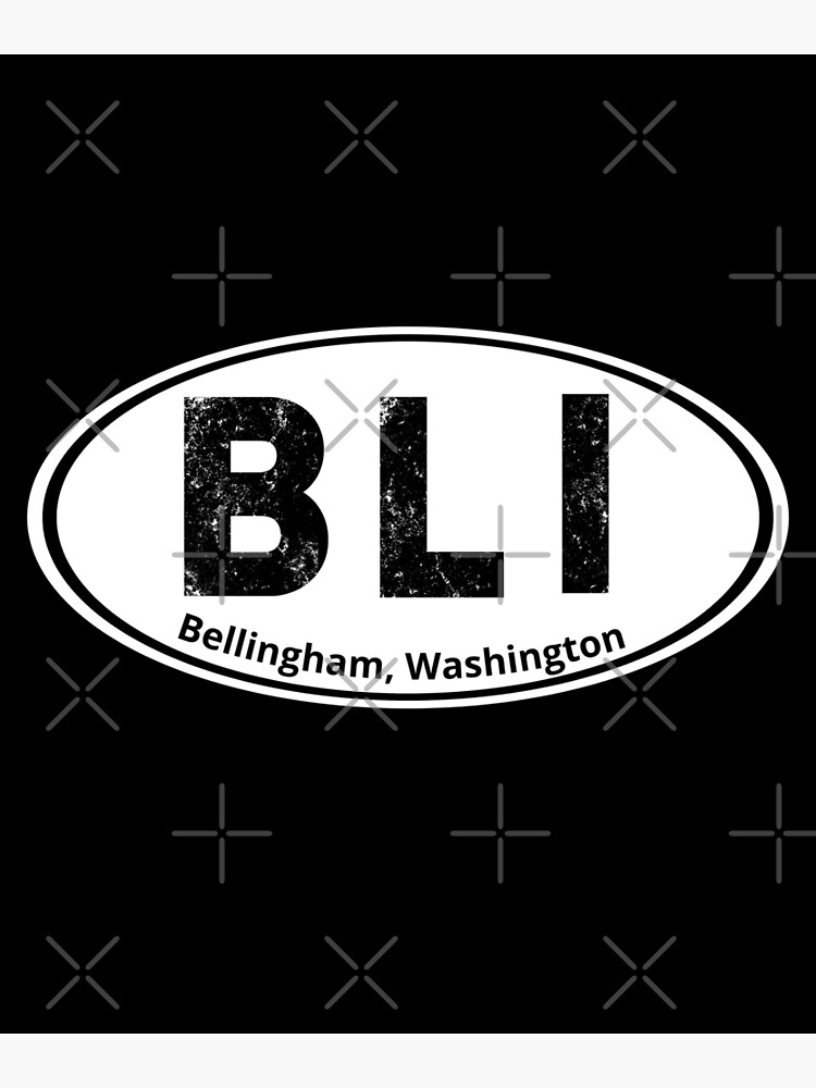 "Bellingham, Washington Pride Call Letters" Poster for Sale by