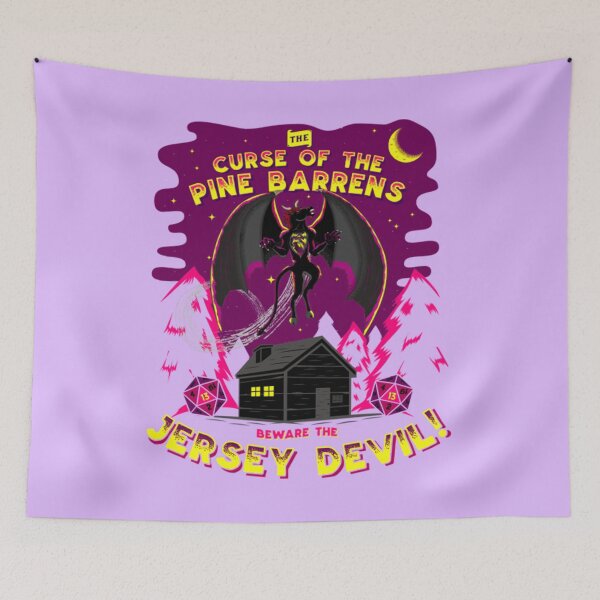 Item preview, Jersey Devil It's Curse of the Pine Barrens... Beware The Jersey Devil!  designed and sold by PartyMax.