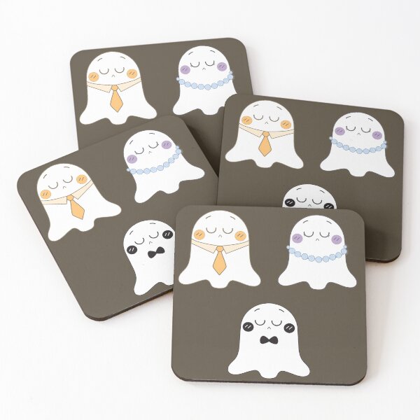 Item preview, Elegant Boujie Bow tie Neck tie Pearl Necklace Cute Kawaii Ghost Cartoon   designed and sold by Jijiscorner.