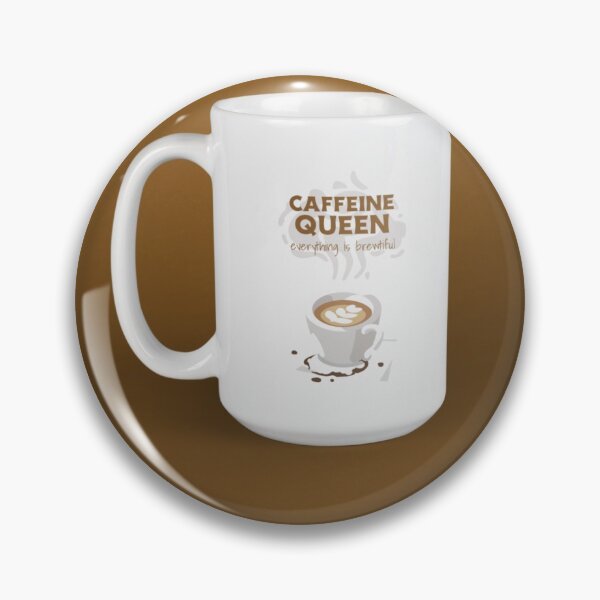 Item preview, Caffeine Queen designed and sold by Brewed  Styles.