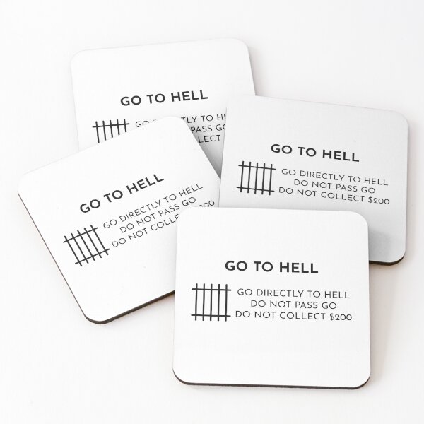 Item preview, Go To Hell designed and sold by beanamonster.