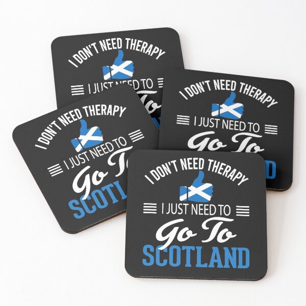 Item preview, Scottish  Flag I Don't Need Therapy I Just Need to Go to Scotland designed and sold by obedtheartist.