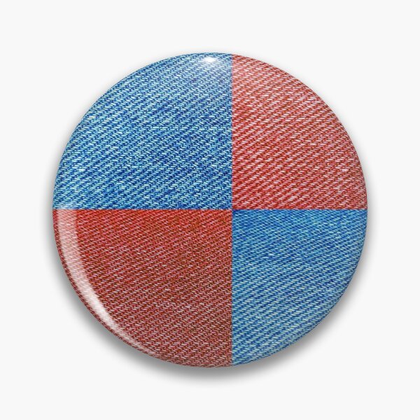 Item preview, Red Blue Denim pattern,  denim quilt blanket, tom keys designed and sold by Nostrathomas66.