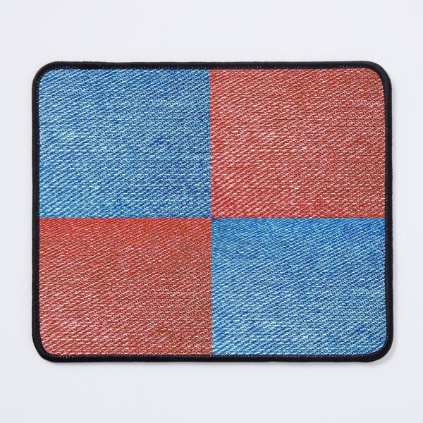 Item preview, Red Blue Denim pattern,  denim quilt blanket, tom keys designed and sold by Nostrathomas66.