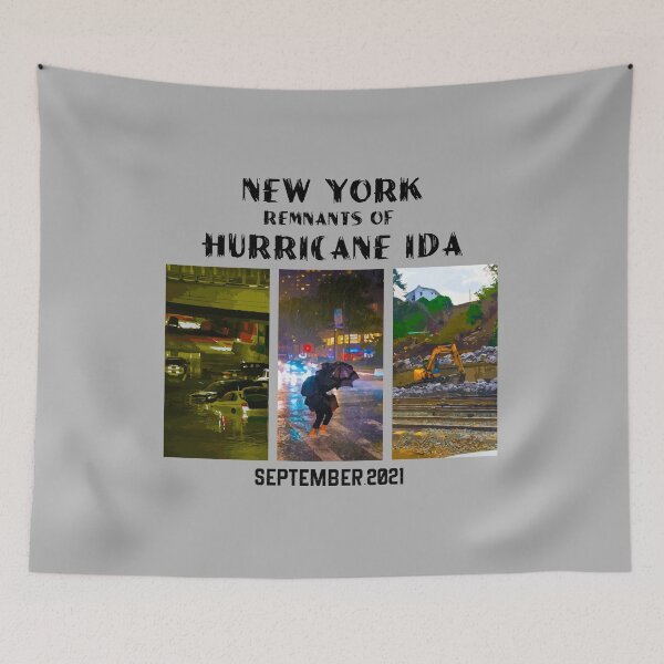 Item preview, New York Remnants of Hurricane IDA designed and sold by PodiShawna.
