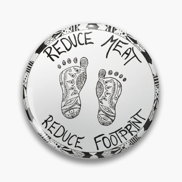 Item preview, Reduce Meat Reduce Footprint designed and sold by boogsdoodles.