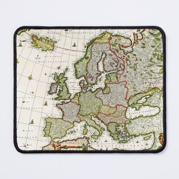 Item preview, Europe Map 1660 - Nicolas Visscher - Ancient Worlds designed and sold by Culturio.