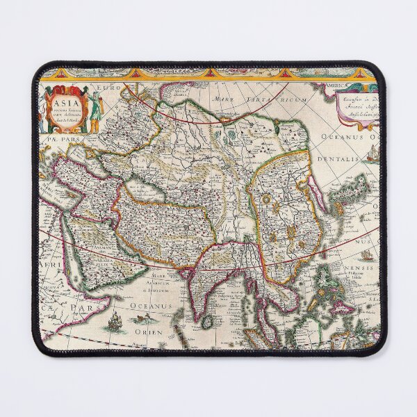 Item preview, Asia Map Circa 1631 - Henricus Hondius - Ancient Maps designed and sold by Culturio.