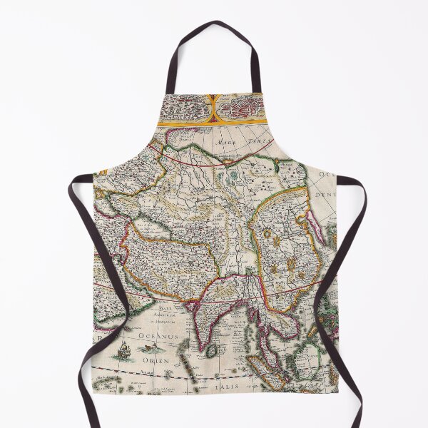 Item preview, Asia Map Circa 1631 -  Henricus Hondius - Ancient Maps  designed and sold by Culturio.