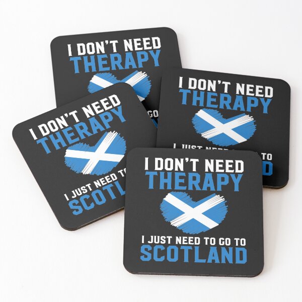 Item preview, Scottish  Flag I Don't Need Therapy I Just Need to Go to Scotland designed and sold by obedtheartist.