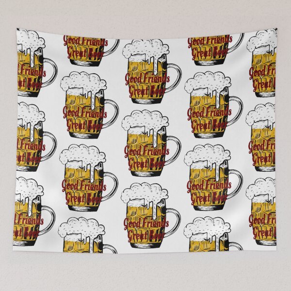 Item preview, Good friends great beer designed and sold by KristenRising.