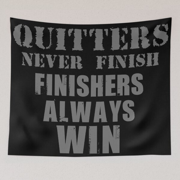 Item preview, Finishers Always Win designed and sold by BunnyPanda0120.