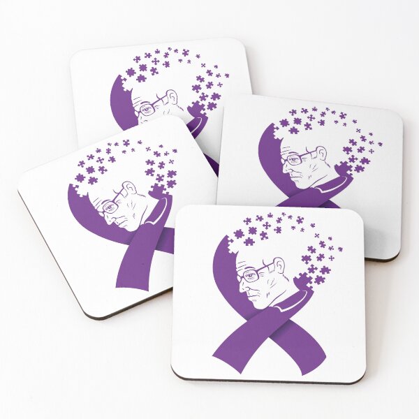 Item preview, Violet bow ribbon illustration, coscientizing the prevention of alzheimer's disease, memory loss designed and sold by LucianoCosmo.