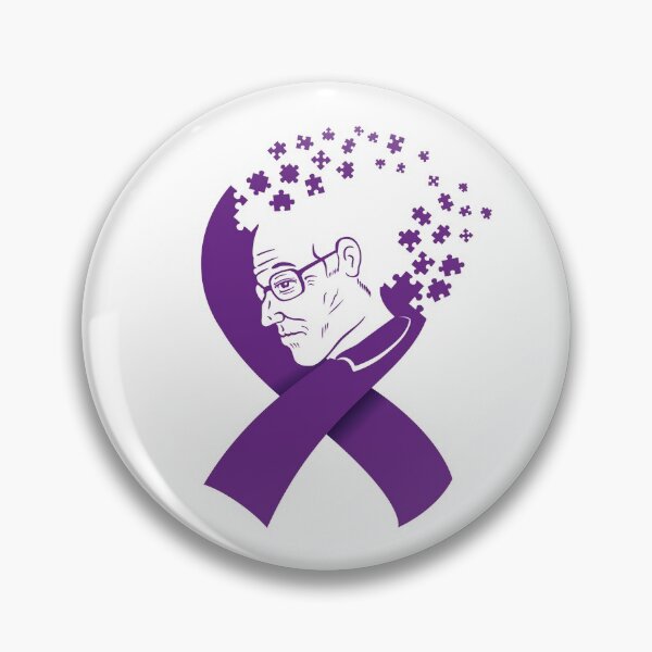 Item preview, Violet bow ribbon illustration, coscientizing the prevention of alzheimer's disease, memory loss designed and sold by LucianoCosmo.