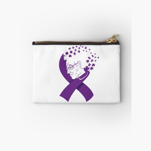 Item preview, Violet bow ribbon illustration, coscientizing the prevention of alzheimer's disease, memory loss designed and sold by LucianoCosmo.