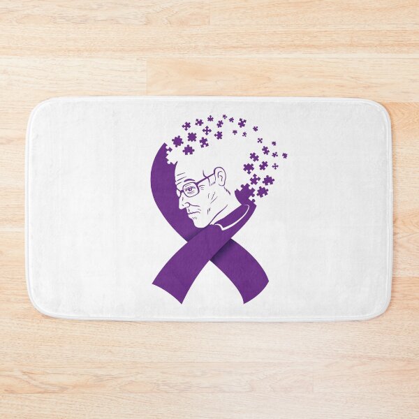 Item preview, Violet bow ribbon illustration, coscientizing the prevention of alzheimer's disease, memory loss designed and sold by LucianoCosmo.