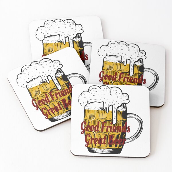 Item preview, Good friends great beer designed and sold by KristenRising.