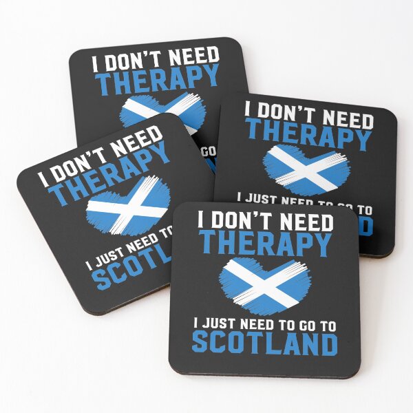 Item preview, Copy of Scottish  Flag I Don't Need Therapy I Just Need to Go to Scotland designed and sold by obedtheartist.