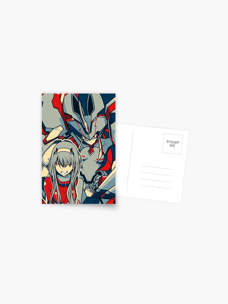 ゼロツー 色紙イラスト DARLING in the FRANXX Anime DARLING in the FRANXX 02 Zero Two Poster Wall HD Scroll