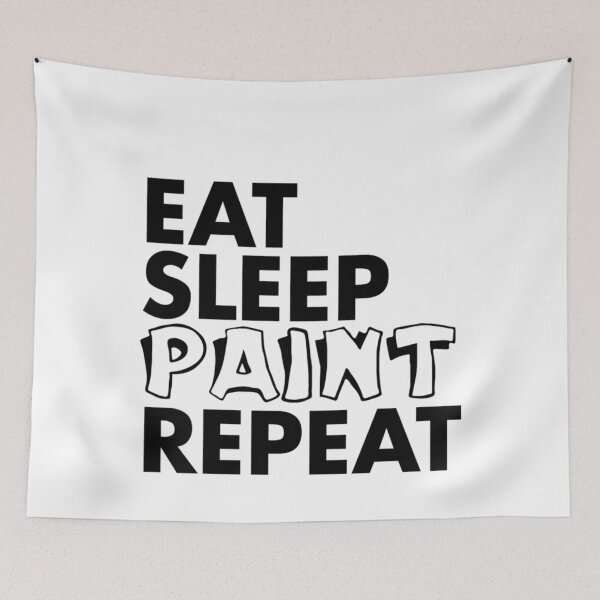 Item preview, Eat Sleep Paint Repeat - Funny Painting Lover Premium  designed and sold by CadellShop.
