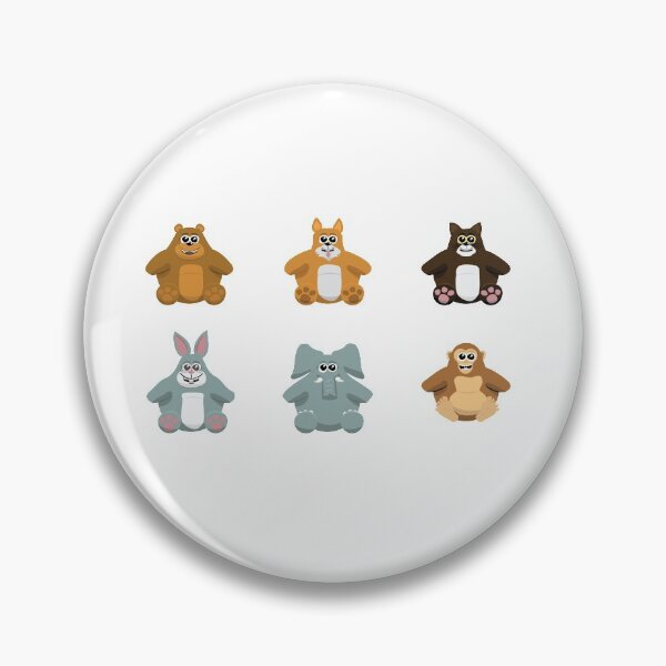 Item preview, Chubby Cute Animal Stickers designed and sold by kingroy.
