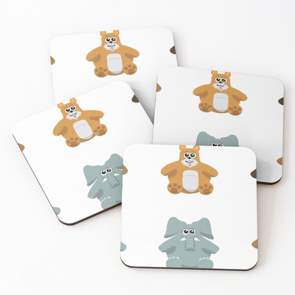 Item preview, Chubby Cute Animal Stickers designed and sold by kingroy.